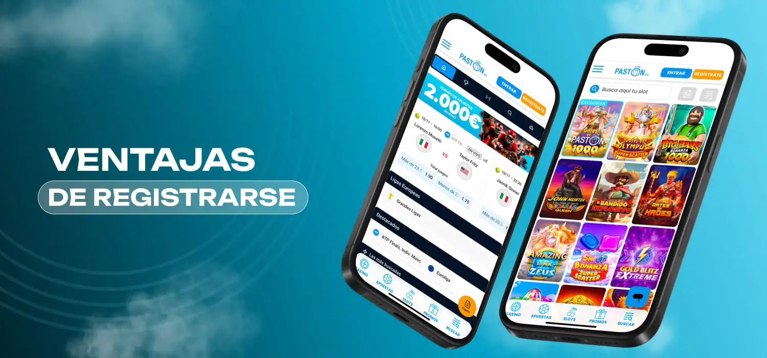 Ventajas de Registrarse en Pastón Casino