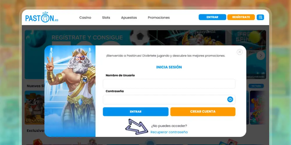 Recuperar contraseña